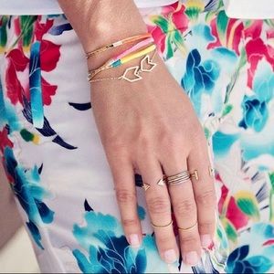 Sold Out Coral & Gold Gorjana Taner Cuff Bracelet